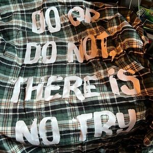 Cakeworthy Star Wars Yoda Flannel Button Down Shirt